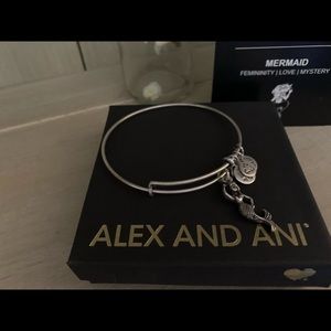 ALEX AND ANI Silver Mermaid Bracelet